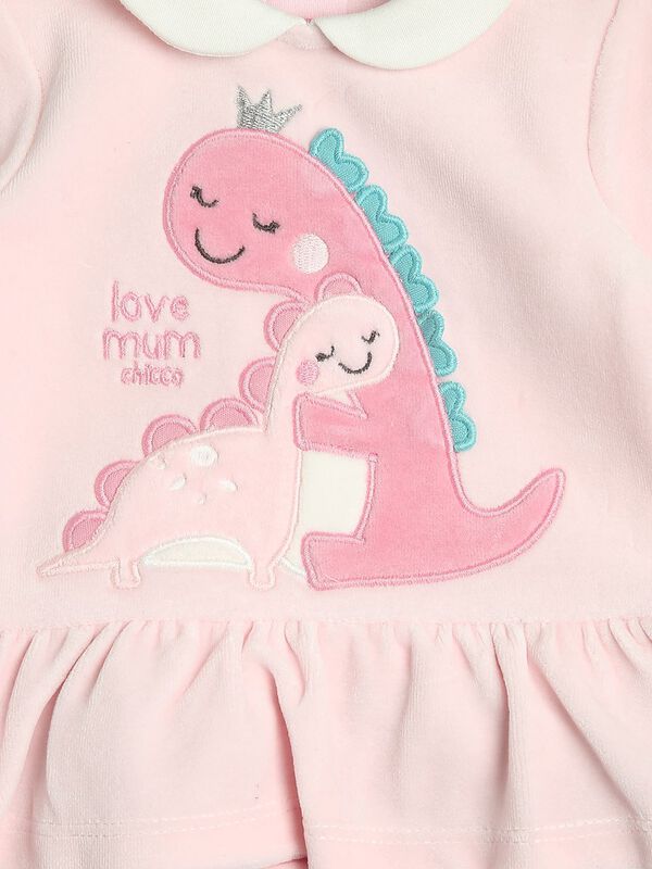 Velour Babysuit-Leg Opening image number null